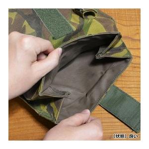 オランダ軍放出品 ガスマスクバッグ DPM迷彩 ベルトループ付き [ 可