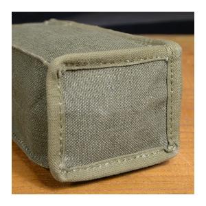 フランス軍放出品 アンモポーチ コットン製 [ 可 ] 軍払下げ品 弾薬 