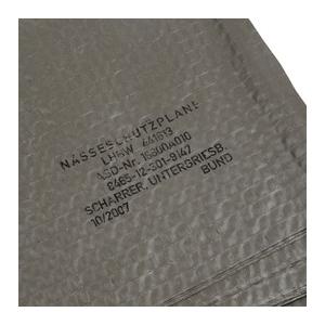 ドイツ軍放出品 ビニールシート 防水レジャーシート 100×250cm [ 可