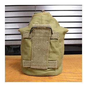 フランス軍放出品 キャンティーンカバー ベルトフック付 コットン製