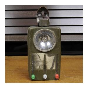 ドイツ軍放出品 シグナルライト 懐中電灯 カラーフィルター付き レンズ