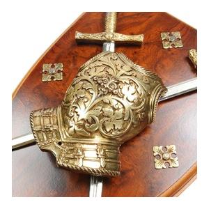 DENIX 壁掛けディスプレイ 鎧&剣 エクスカリバー ジョワユーズ DX508