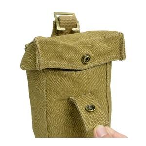 ベーシックポーチ P37装備 復刻品 イギリス軍 WW2 UK WWII 帆布製