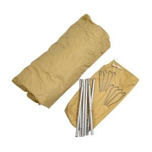 フランス軍放出品 F1テント 2人用 カーキ 軍幕 ナイロン生地