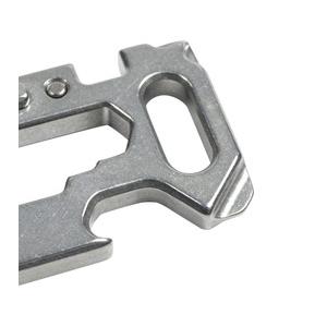 カラビナ チタン合金製 マルチツール搭載 5機能 ドライバー、レンチ