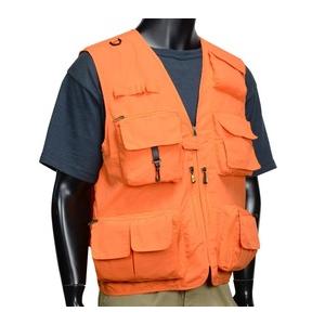 FLYGO ハンティングベスト 狩猟 ブレイズオレンジ チョッキ [ Mサイズ