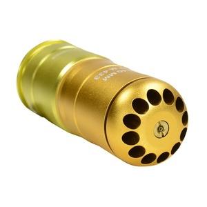 CTG 40 MM HEDP M-433 ゴールド 6個セット S&T ガスカート HEDP M433 BBシャワー 装弾数120発 40mmグレネード