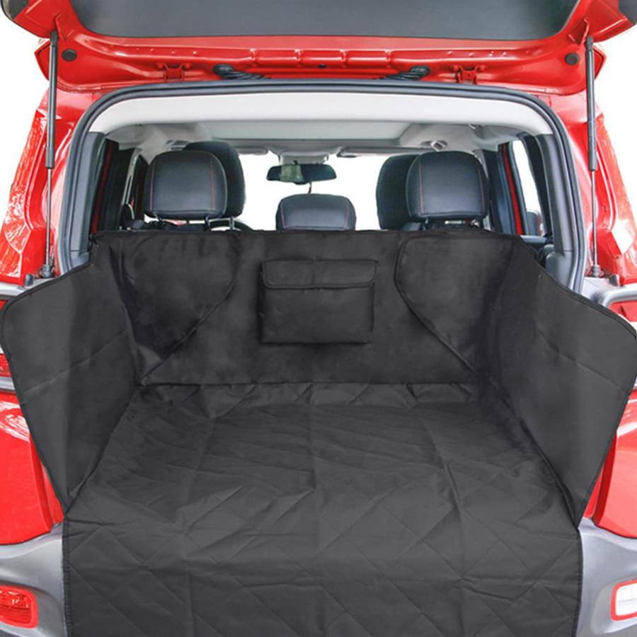 ペット用ドライブシート ポケット付き トランク用マット 車載用 600dポリエステル生地製 ブラック 車用ペットシート シートカバー 犬 Ra ミリタリーショップ レプズギア 通販 Yahoo ショッピング