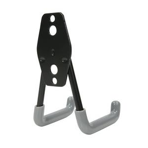 壁掛けフック 金属製 L字型 Sale ダブルフック 滑り止めラバー付き グレー 金属フック 鉄フック インテリア 二股フック 収納用品 小