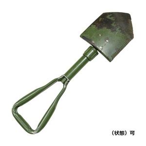 イギリス軍放出品 3つ折りスコップ 収納カバー付き DPM迷彩 [ 難あり