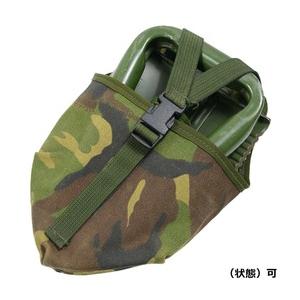 イギリス軍放出品 3つ折りスコップ 収納カバー付き DPM迷彩 [ 並下品