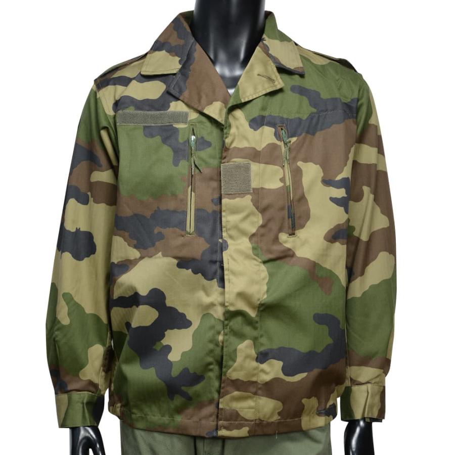 フランス軍放出品 F2 コンバットジャケット CCE迷彩 2ポケット 大
