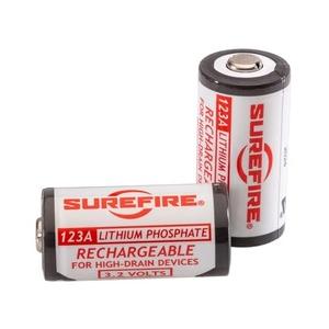 SUREFIRE リチウム電池&充電器セット LFP123Aタイプ 2個 SFLFP123-KIT