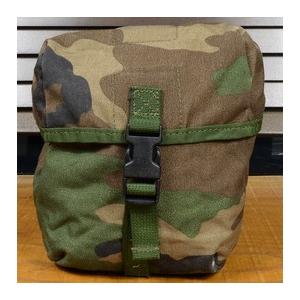 オランダ軍放出品 ユーティリティポーチ 多目的 ウッドランド迷彩 [ 可