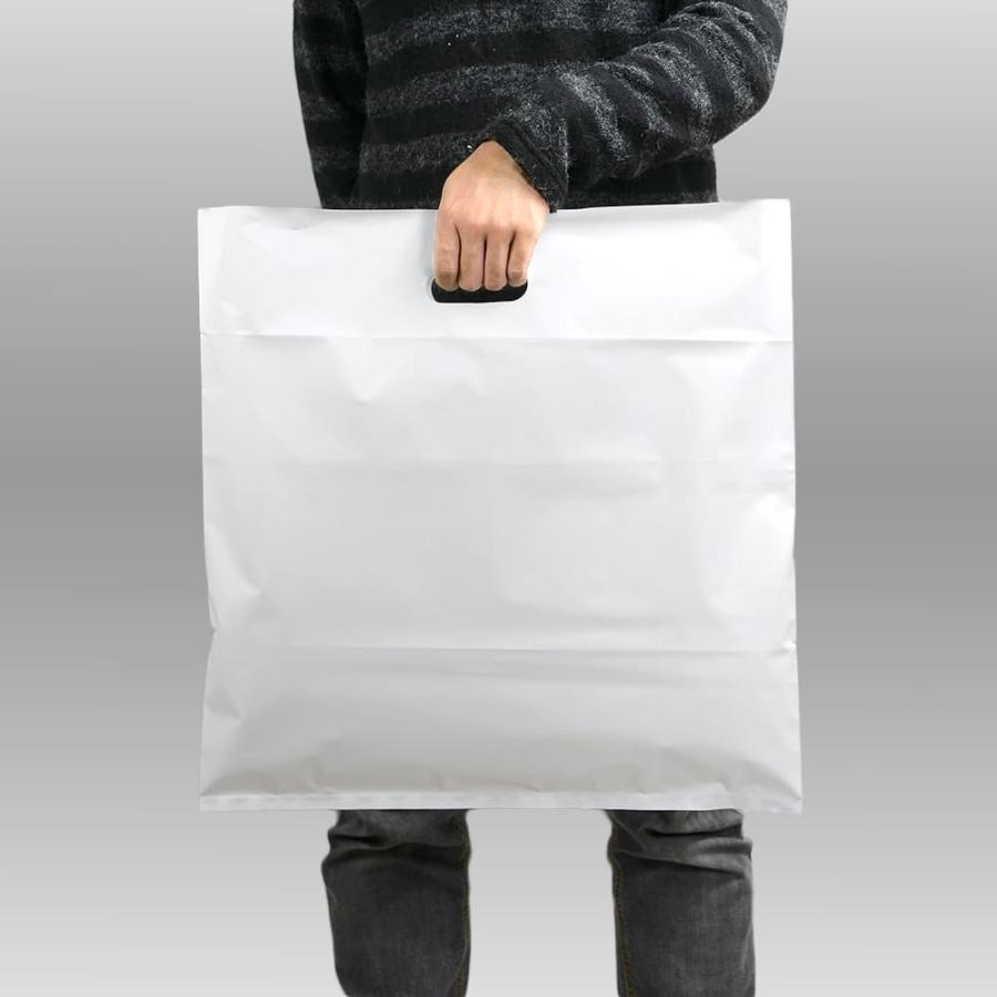 中型レジ袋 ショッパー ポリ袋 90μm厚 約500×500mm [ 25枚 ] ビニール