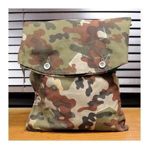 【激レア】ドイツ　軍幕　アメーバカモ　収納袋付　パップテント　ハーフ　１枚 ドイツ軍放出品 テントシート収納バッグ 希少 Amobentarn アメーバ迷彩