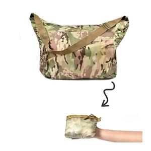 ショルダーバッグ 大容量 ポケッタブル 防水 マルチカム 折り畳み式