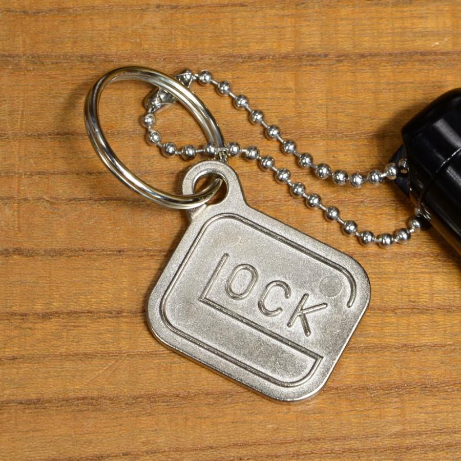 GLOCK ロゴキーホルダー 公式グッズ GLK-FAN-30402 メタルニッケル