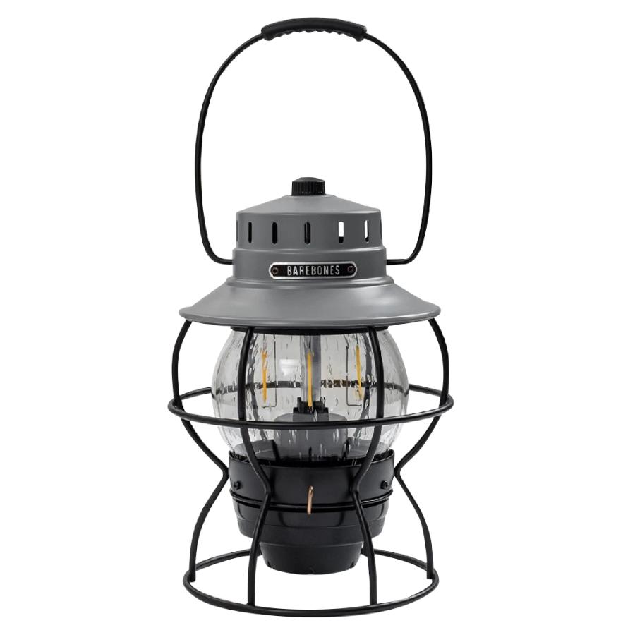 Barebones レイルロードランタン LEDランタン バッテリー付 [ ストレートグレー ][ra12809] Barebones レイルロードランタン LEDランタン バッテリー付