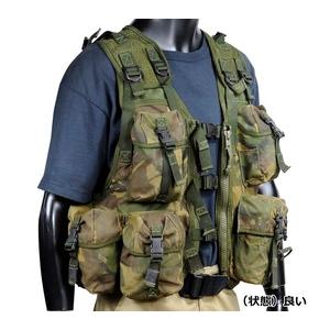 イギリス軍　砂漠迷彩DPM タクティカルベスト（ポーチ 7個付き） イギリス軍放出品 タクティカルベスト DPM迷彩 ポーチ8個付き [ 可