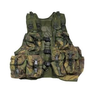 イギリス軍放出品 タクティカルベスト DPM迷彩 ポーチ8個付き [ 可