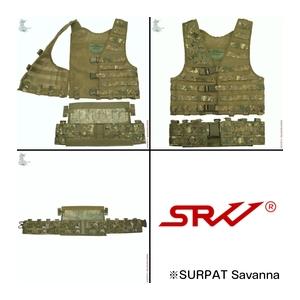 SRVV タクティカルベスト CENTURION MAX ベルトセット MOLLE対応