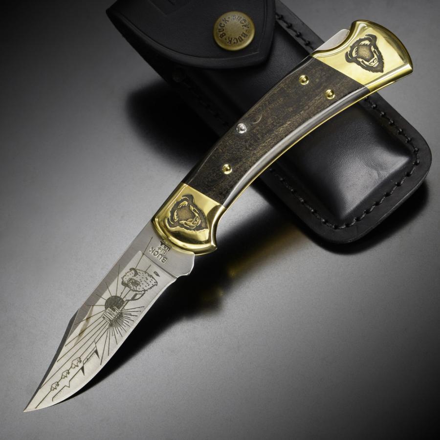 BUCK 折りたたみナイフ 112 限定品 イエローホースカスタム BUCK 折りたたみナイフ 112 限定品 イエローホースカスタム