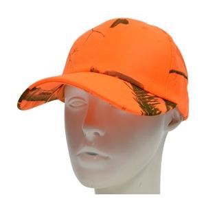 ハンティングキャップ 帽子 狩猟用 セーフティオレンジ リアルツリー
