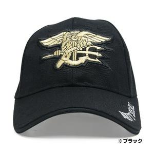 ベースボールキャップ NAVY SEAL 帽子 ロゴ入り 米国海軍特殊部隊