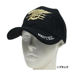 ベースボールキャップ NAVY SEAL 帽子 ロゴ入り 米国海軍特殊部隊