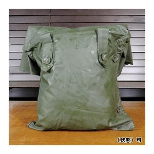 ベルギー軍放出品 テントシート収納バッグ ビニール素材 オリーブ
