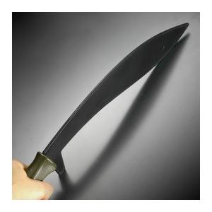 トレーニングマチェット 訓練用 ラバー製 シース付属 [ グリーン