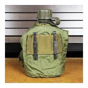 アメリカ軍放出品 キャンティーンカバー LC-2 アリスクリップ付き OD