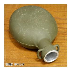 チェコ軍放出品 キャンティーン M60 アルミ製 レザーストラップ付