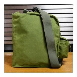 アメリカ軍放出品 ガスマスクバッグ M40/42ガスマスク用 ナイロン製 OD