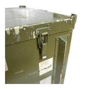 イギリス軍放出品 ミリタリーコンテナ 大型 アルミ合金製 トランス
