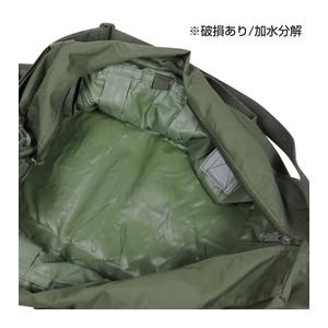 フランス軍放出品 ダッフルバッグ ODグリーン 約55L [ 破損あり ] 仏軍