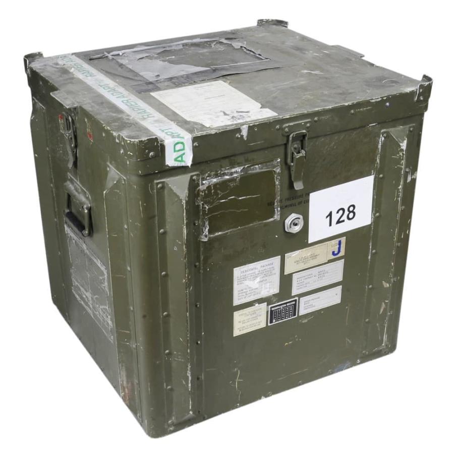イギリス軍放出品 ミリタリーコンテナ 大型 アルミ合金製 イギリス軍放出品 ミリタリーコンテナ 大型 アルミ合金製