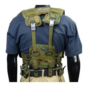 米軍放出品 タクティカルベスト 初期型 LBV ウッドランド迷彩 [ 難あり