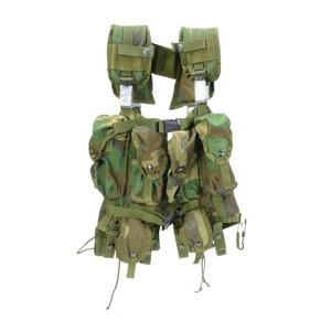 CORDURA タクティカルベスト ウッドランド迷彩 サバゲー ベストバッグ