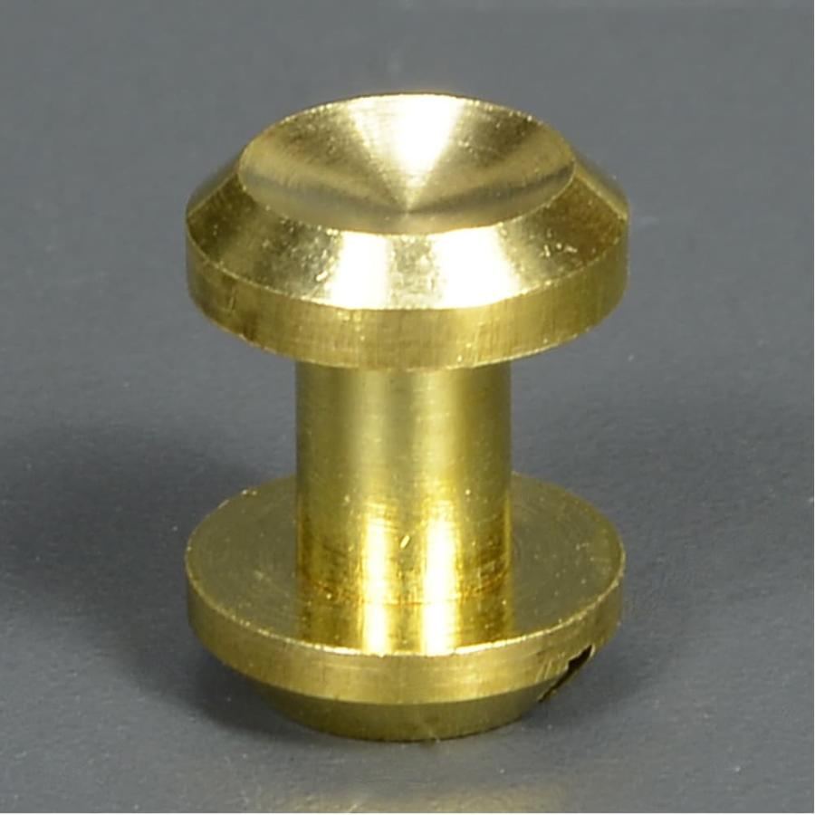シカゴスクリュー 凹型 真鍮 頭径10mm 軸径5mm [ / 7mm ] 組ネジ 組