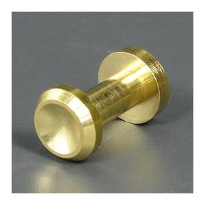 4個セット　ブラス（真鍮)キャスター 1-1/4” マシンスクリュー（機械ネジ） シカゴスクリュー 凹型 真鍮 頭径10mm 軸径5mm [ / 12mm ] 組ネジ 組