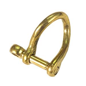 ツイストシャックル 真鍮パーツ ねじ込み式 [ 24mm ] Dカン D環
