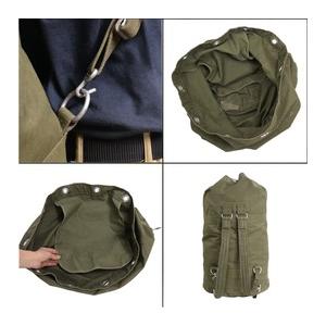 ドイツ軍放出品 ダッフルバッグ OD キャンバス生地 [ 可 ] オリーブ