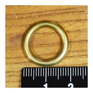 丸カン クラフトパーツ 真鍮 切れ目なし 小サイズ [ 19mm ] 連続丸カン