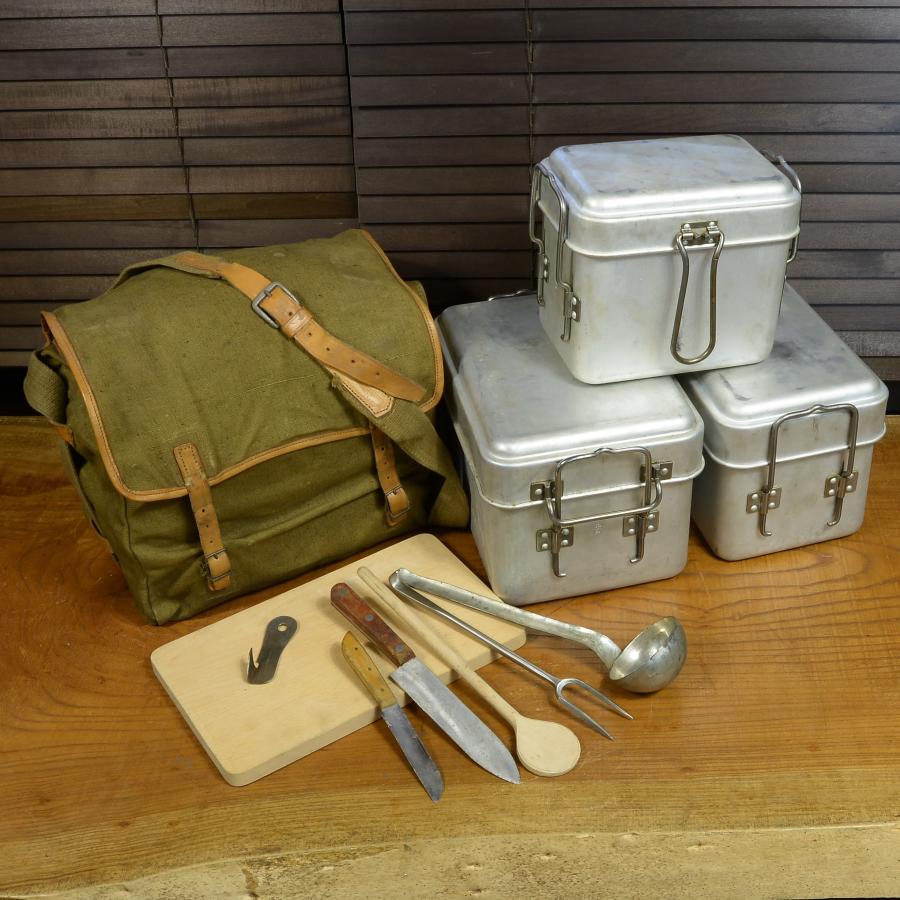 チェコ軍放出品 フィールドキッチンセット V54 メスキット 食器セット [ 難あり ] FIELD KITCHEN SET ra16566