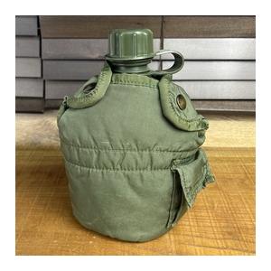 アメリカ軍放出品 キャンティーンポーチ 水筒/アリスクリップ付き OD