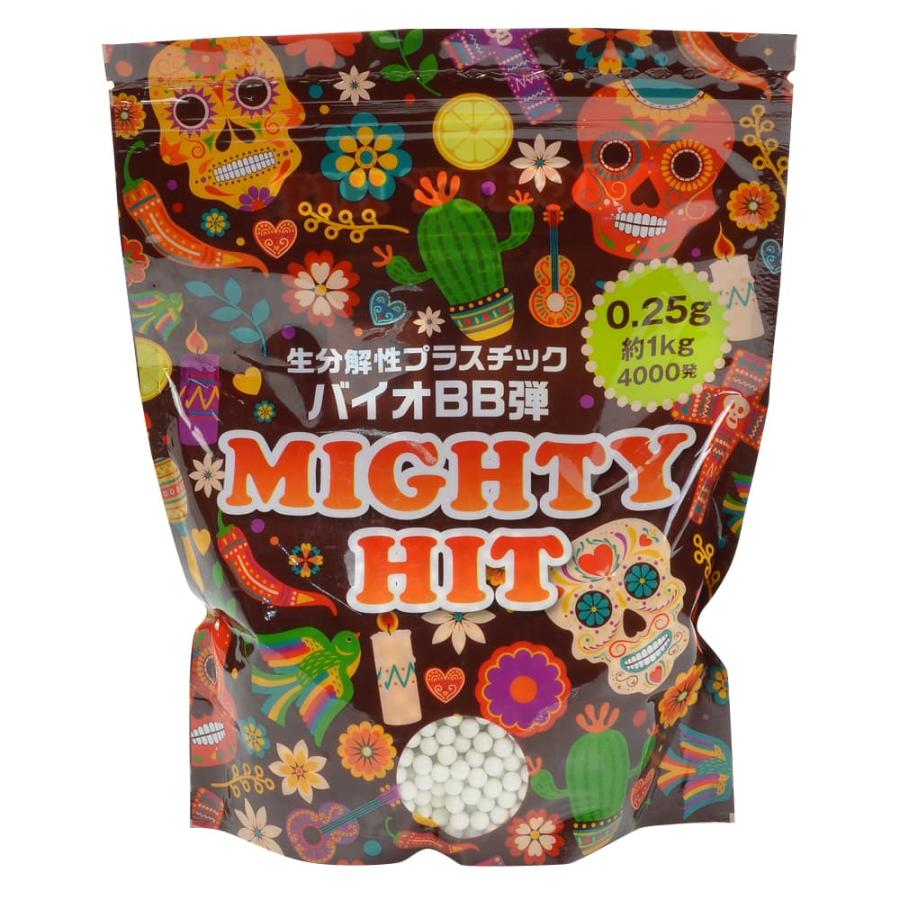 sabsta バイオBB弾 MIGHTY HIT 生分解性プラスチック 0.25g 4000発