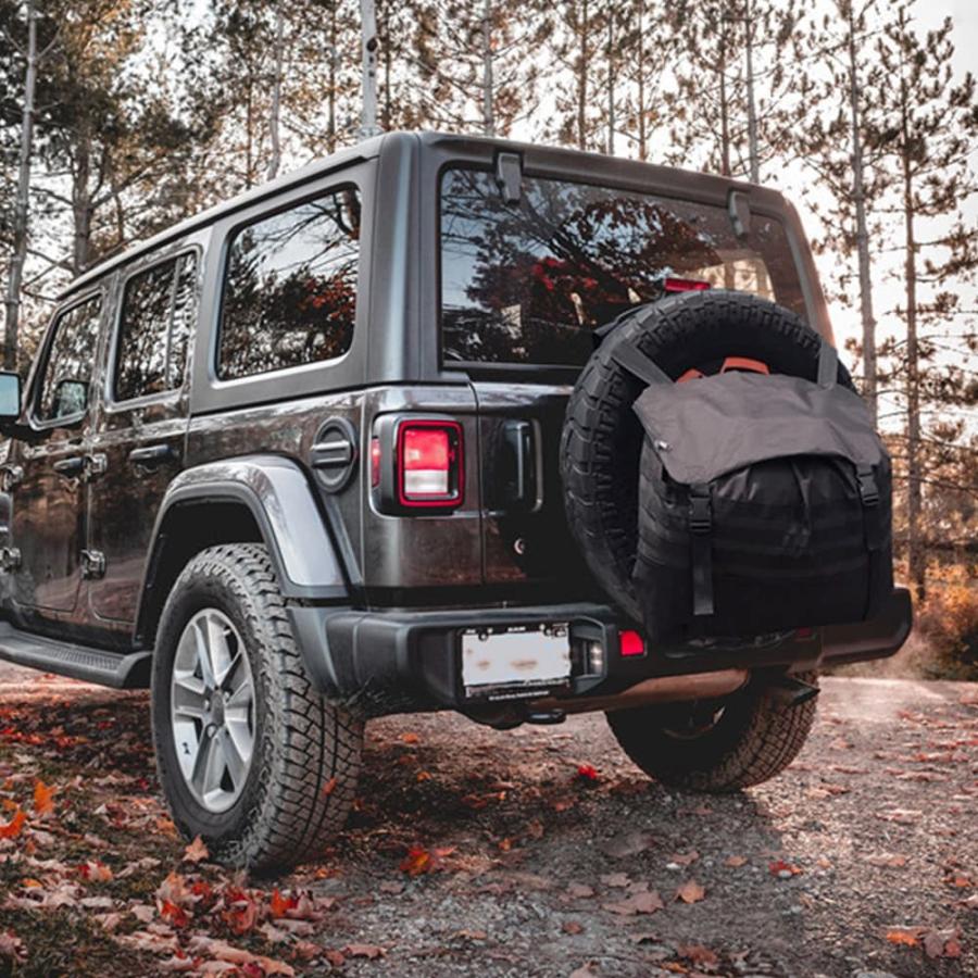 ☆紗々 ☆TRASH200 トラッシュバック　スペアタイヤ　トラックパック トラッシュバッグ 車外積載用ごみ入れ 50L スペアタイヤ&リアラダー