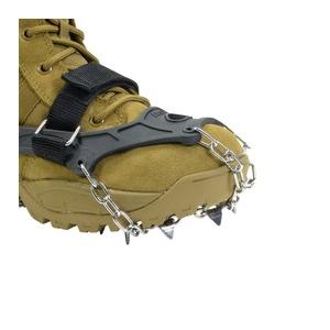 アイゼン 登山用具 ゴムバンド 13本爪 シュタイクアイゼン 収納袋付き